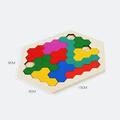 Block Puzzle Jigsaw Puzzle Board Classical Puzzle Children s Toys Hexagonal Alien Chess Tangram Puzzle Toys 26