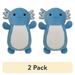 (2 pack) Squishmallows HugMees 14-Inch Blue Gradient Axolotl with Silver Gills Plush - Add Miss Vi to Your Squad Ultrasoft Stuffed Animal Large Plush Toy Official Kelly Toy Plush