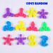 12/24PCS for Kids Boys Girls Random Mini Finger Gyro Toys Fidget Spinners Sensory Stress Toys Hand Spinner Party Favors Gifts 12pcs Mix