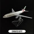 Scale 1:400 Metal Aircraft Replica Thai NOK Yellow Bird Airplane Diecast Model Aviation Miniature Home Office Decor Boy Toy 127.Emirates B777