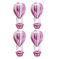 Hot Air Balloon Aluminum Ornament Foil Happy Birthday Decorations Asethic Room Film Balloons Pink Baby
