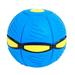 Kids Flat Throw Disc Ball Flying UFO Magic Balls with For Children s Toy Balls Boy Girl Outdoor Sports Toys Gift Flat Ball Blue no LED