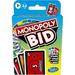 Hasbro Gaming Monopoly Bid Game Quick-Playing Card Game for 4 Players Game for Families and Kids Ages 7 and Up