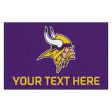 Minnesota Vikings 19'' x 30'' Personalized Accent Rug