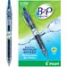 PILOT B2P - Bottle to Pen Refillable & Retractable Rolling Ball Gel Pen Made From Recycled Bottles Fine Point Blue G2 Ink 12-Pack (31601)