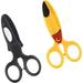 2pcs Plastic Safety Scissors Children Scissors Diy Scrapbooking Scissor Paper Shear Scissors for Crafting Kids Scissors Useful Plastic Scissors Multipurpose Safety Shears