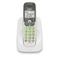 [New] VTech VG131 DECT 6.0 Cordless Phone - Bluetooth Connection Blue-White Display Big Buttons Full Duplex Speakerphone Caller ID Easy Wall Mount 1000ft Range (White/Grey)