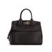 Salvatore Ferragamo Leather Tote Bag: Black Bags