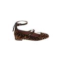 J.Crew Flats: Brown Leopard Print Shoes - Women's Size 9 - Round Toe