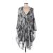 H By Halston Casual Dress: Gray Dresses - Women's Size Medium