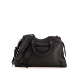 Balenciaga Leather Tote Bag: Black Bags