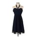 Jenny Yoo Collection Cocktail Dress: Blue Dresses - Women's Size 4
