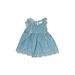 BCBGirls Dress - Fit & Flare: Blue Print Skirts & Dresses - Size 18 Month