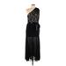 Betsy & Adam Cocktail Dress: Black Dresses - Women's Size 12 Petite