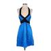 Betsey Johnson Casual Dress: Blue Dresses - Women's Size 2