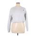 Sundry Sweatshirt: Silver Tops - Women's Size X-Large