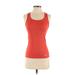 Under Armour Active Tank Top: Red Activewear - Women's Size X-Small