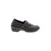 B O C Born Concepts Mule/Clog: Loafers Wedge Boho Chic Black Print Shoes - Women's Size 9 1/2 - Closed Toe