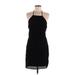 Jack by BB Dakota Cocktail Dress - Mini Square Sleeveless: Black Print Dresses - Women's Size 4