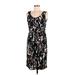R&M Richards Casual Dress: Black Graphic Dresses - Women's Size 6