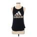 Adidas Active T-Shirt: Black Activewear - Women's Size Medium