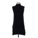 Treasure & Bond Casual Dress - Sweater Dress: Black Dresses - Women's Size X-Small