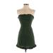 Skylar + Madison Casual Dress - Mini: Green Dresses - Women's Size Small