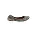 Torrid Flats: Gray Snake Print Shoes - Women's Size 7 1/2 Plus - Round Toe