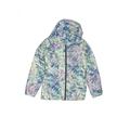 all in motion Windbreaker Jackets: Blue Tropical Jackets & Outerwear - Kids Girl's Size Large