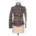 Joie Coat: Gray Chevron/Herringbone Jackets & Outerwear - Women's Size 2X-Small