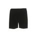 Mate Athletic Shorts: Black Solid Activewear - Women's Size 1X