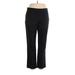 Donna Karan New York Dress Pants - High Rise Boot Cut Boyfriend: Black Bottoms - Women's Size 14