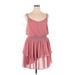 Express Casual Dress - Mini: Pink Print Dresses - New - Women's Size X-Large