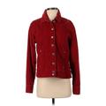 Denim Jacket: Red Jackets & Outerwear - Women's Size Small