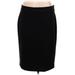 Chaps Casual Skirt: Black Solid Bottoms - Women's Size 12