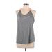 Nike Active Tank Top: Gray Activewear - Women's Size Large