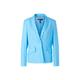 Marc Cain Damen Blazer Blazer mit Muschelrevers, blau, Gr. 40