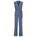 Herrlicher Damen Overall EMERY Crinkle-Jersey, blau, Gr. L