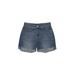 Old Navy Denim Shorts: Blue Solid Bottoms - Women's Size 14 - Dark Wash