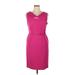 Jones New York Casual Dress - Sheath: Pink Dresses - Women's Size 14