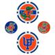 WinCraft Florida Gators 4-Pack Ball Markers Set