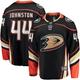 Men's Fanatics Branded Ross Johnston Black Anaheim Ducks Home Premier Breakaway Player Jersey