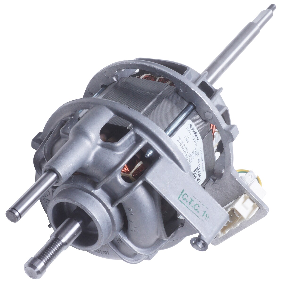 Motor Antrieb AEG 807252402/1 Antriebsmotor Nidec Type DB085D50E00 für Trockner Image