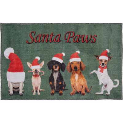 Santa Paws Multi Kitchen Rug by Mohawk Home in Multi (Size 30 X 50)