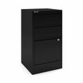 Bisley A4 3 Drawer Flush Front Stationery and Filing Cabinet - Black