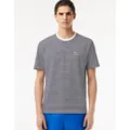 Men's Lacoste Men's Heavy Cotton Striped T-Shirt - Size: 38/40