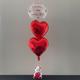 Valentine's Day Balloon Bouquet, I Love You Teddy Bear, Happy Custom Balloon, Heart Mylar Balloons, Unique Gift