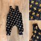 Black & Gold Bee Romper, Baby Clothing, Toddler Clothing, Animal Baby Romper