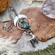 Artemis Necklace - Silver Geometric Jewelry Greek Mythology Deer Charm Artemis Huntress Celestial