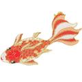 One Pair Of Single Color Swimming Fish Embroidery Applique Sew On Clothing Accessories Diy Dress Skirt
